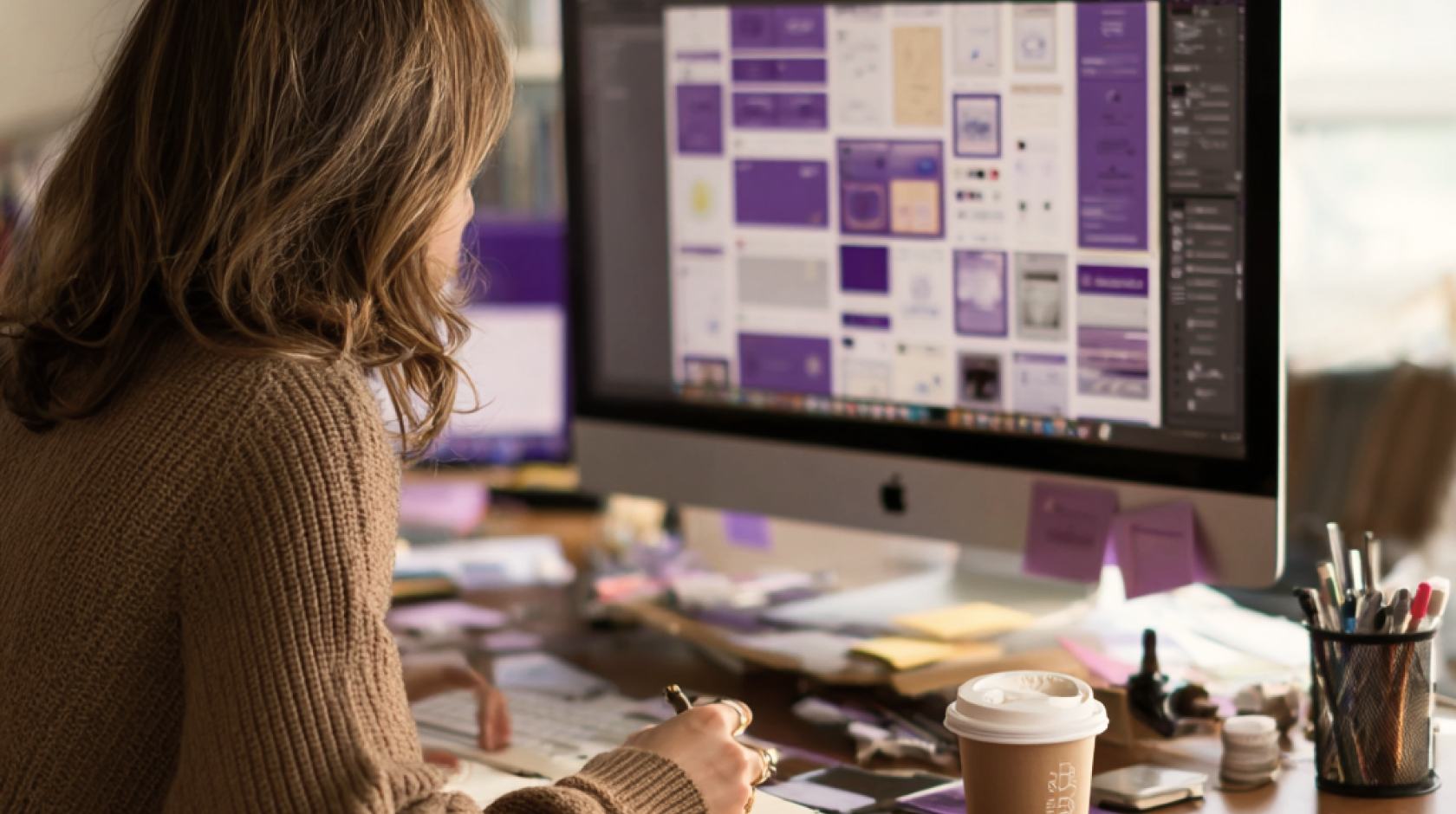 Image showing a designer in a design system.